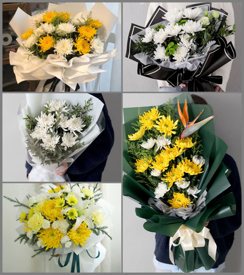 江苏南京溧水区和凤镇双牌石村白事花束代送